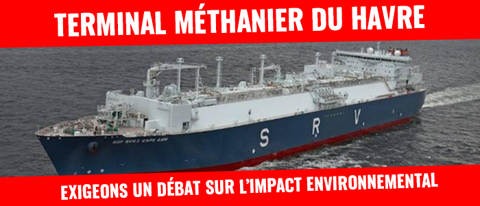 Terminal méthanier flottant au Havre: pétition