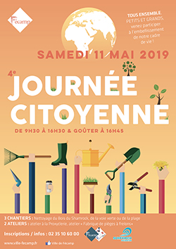 Journée écocitoyenne à Fécamp le samedi 11 mai 2019.